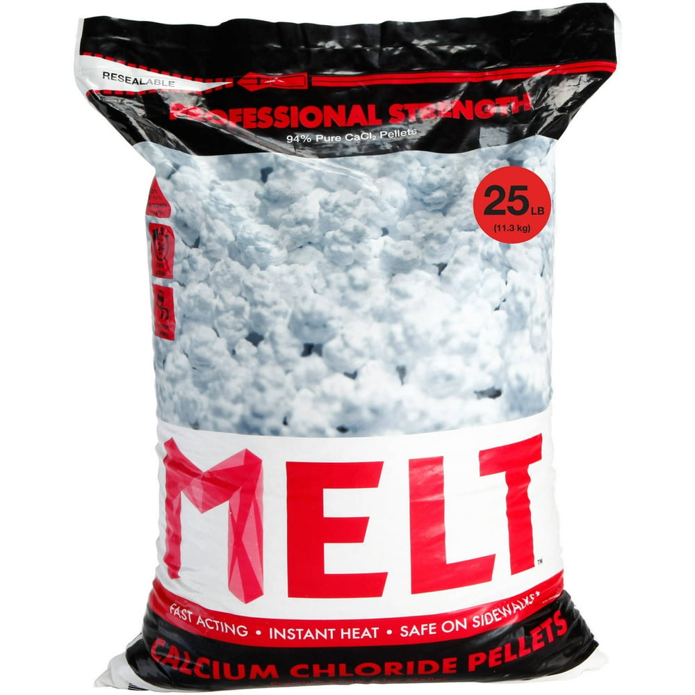 Snow Joe MELT25CCP 25LB Professional Strength Calcium Chloride Pellets