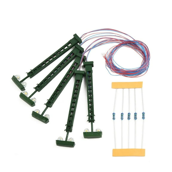 For N Gauge For Rail & Building Layout! Lamps Mast Light 3V DC Or AC Age14 