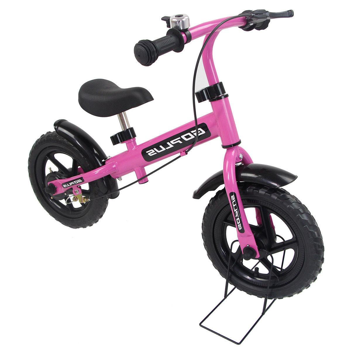 Goplus 12'' Pink Kids Balance Bike Children Boys & Girls with Brakes and Bell Exercise - image 2 of 9