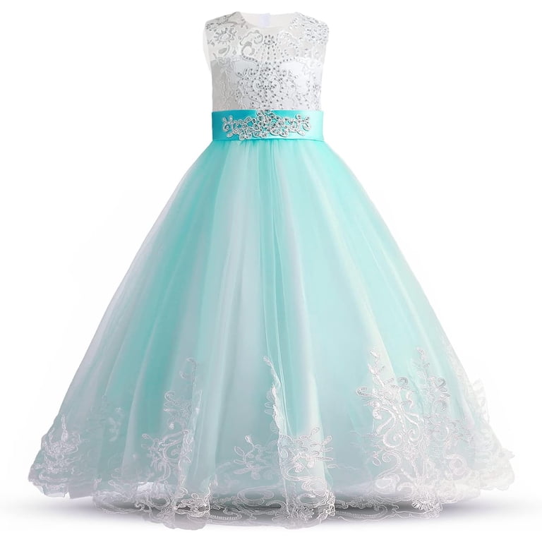 Girls Pageant Long Dress Kids Tulle Prom Gowns Luxury Wedding Birthday Party Princess Long Dresses - Walmart.com Girls Pageant Long Dress Kids Tulle Prom Gowns Luxury Wedding Birthday Party Princess Long Dresses - Walmart.com