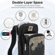 thumbnail image 2 of Funda de transporte portátil compatible con Nintendo Switch/OLED/Lite, bolso bandolera negro de gran capacidad con 12 compartimentos para juegos y tapas para los pulgares, 2 of 7