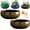 #C * 2, variant on Lotus Bowl Planter, Ceramic Lotus Flower Bowl, Lotus Bowls for Planting in Water Indoors, Sacred Lotus Flower Bonsai Bowl for Hydroponic and Succulent Plant (#C)