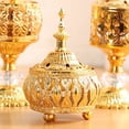 thumbnail image 2 of Metal Decorative Arabian Bakhoor Incense Burner Mabkhara Censer Candle Holder, 2 of 8