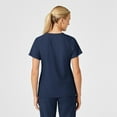 thumbnail image 2 of Wink W123 Women's Stylized V-Neck Scrub Top, Navy, 2X Womens, 2 of 6