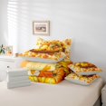 thumbnail image 6 of Manfei Classic Halloween Pumpkin Lantern 7-Piece King Bedding,Cute Cartoon Bat King Bed in a Bag,Light Gray Reversible, 6 of 7