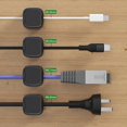 thumbnail image 5 of 6/12x Magnetic Cable Organizer Storage Holder, Easy Secure Adhesive Cable Management Cable Clips Cord Organiser for Home Office, 5 of 5