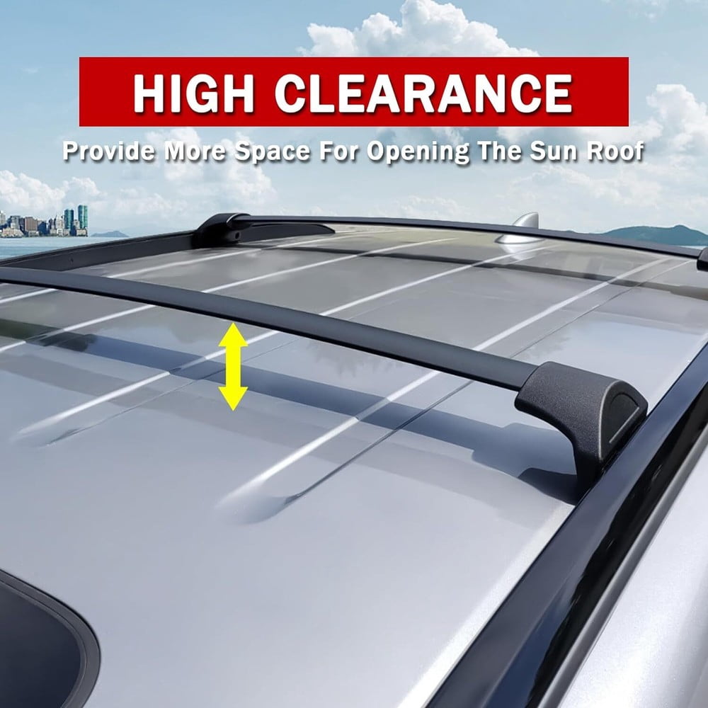 Roof Rack Cross Bars & Side Rail Kit for 2018-2025 Honda Odyssey Aluminum Cargo