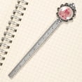 thumbnail image 3 of Mother's Day Elegant Silver Lace-Edged Bookmark: Book Lover's Gift, 3 of 5