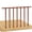 Bronze, variant on Deck Railings Metal Porch Railing Guard Rail Kit with Balusters Wrought Iron Flat Railing Kit Outdoor Metal Railings for Deck, Porch, and Balcony, (34 in. H x 4 ft. W)