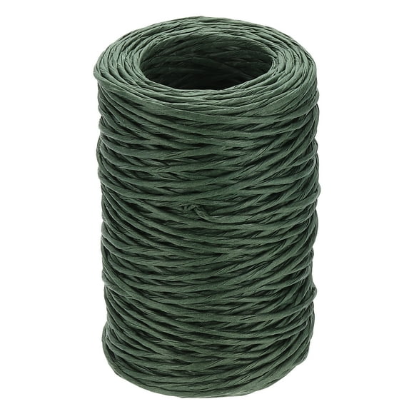 Uxcell 55 Yards Floral Bind Wire, Alambre Floral de 2mm para Manualidades, Hacer Ramo de Flores, Envolver Regalos, Decoración de Bodas, Verde