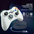 thumbnail image 5 of Juego de Controladores de 24G Controlador Inalámbrico Para Xbox 360 Gamepad Dual de la Vibración por Cable/ Joystick para PC Windows 7 8 10 Joypad-(), 5 of 5