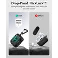 thumbnail image 4 of ESR Protective Cover Compatible with AirPods Pro 2nd & 1st Gen (USB-C/Lightning), Drop-Proof Lock & Easy Open, Magnetic Charging, Black, 4 of 10
