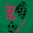thumbnail image 3 of CafePress - I Know I Run Like A Girl Women's Dark T Shirt - Women's Traditional Fit Dark T-Shirt, 3 of 4