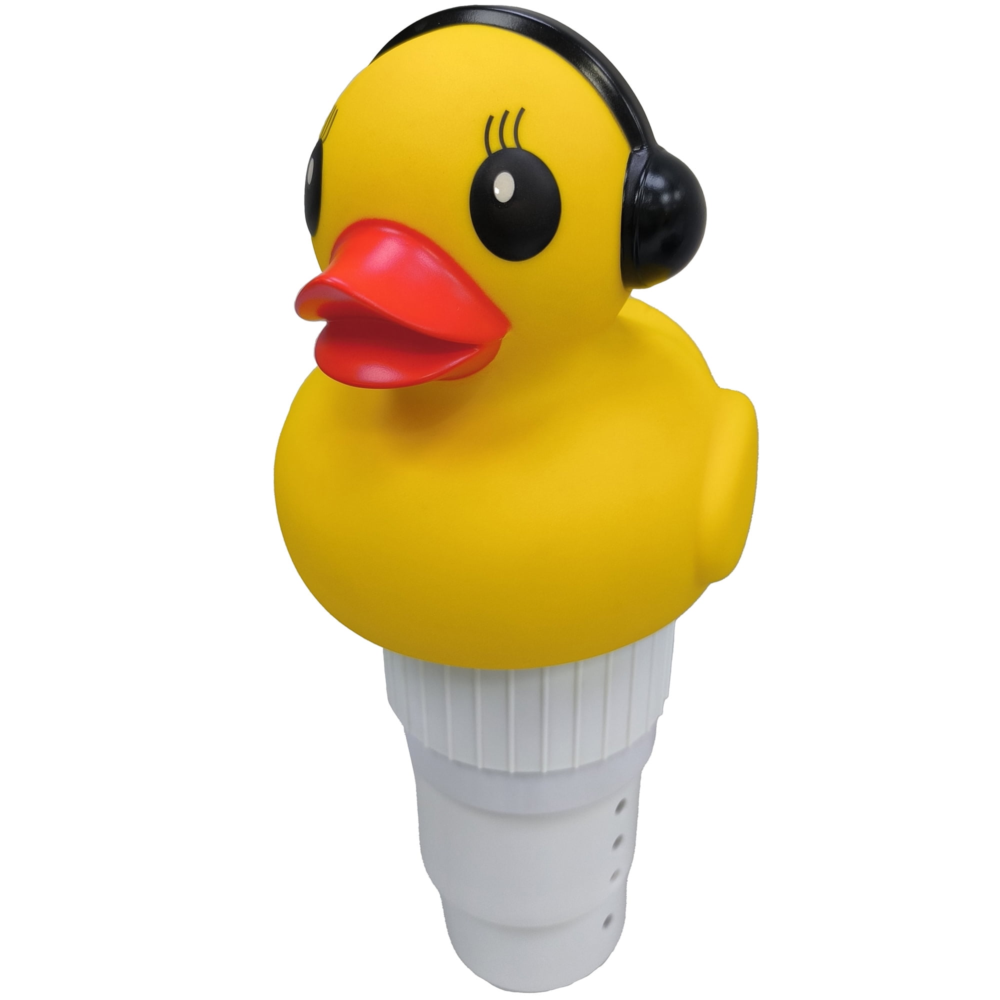 RIPPLE: Duck Pool Chlorinator - Large- Holds 6 Chlorine 3" Tabs, Flow Control For Small-Large Pools & Spas, Water Accessory, Floats-Tips When Empty
