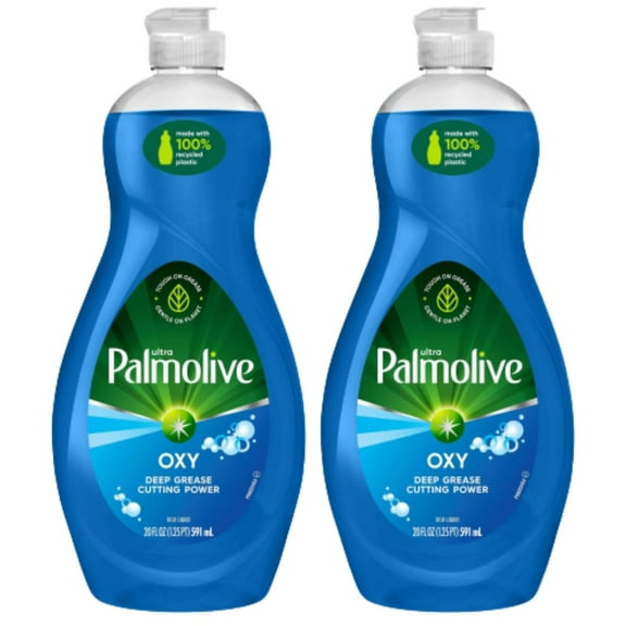 Moisturizing Liquid Dish Soap with Cleaning Power Degreaser - Tough on Grease but Gentle on Skin | Highly RecommendedSuitable as Dishwasher Soap- Refillable Bottle, 20 FL OZ Per Pack, Pack of 2