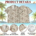 thumbnail image 5 of Netecom Bread Pattern Hawaiian Shirt for Men, Vintage Style, Button Down Summer Beach Short Sleeve, S-5XL, 5 of 6