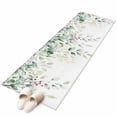 thumbnail image 2 of Eucalyptus Leaves Area Rugs 2x6 for Kitchen Runner Rug, Spring Botanical Pastoral Watercolor Non Slip Washable Rug Runner, Low Pile Indoor Floor Carpet Mat Bathroom Rugs for Bedroom, Kids Room, 2 of 9