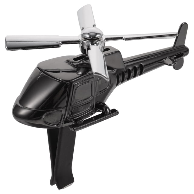 1 juego de ambientador para coche, difusor de fragancia con forma de helicóptero giratorio, adorno decorativo con forma de helicóptero.