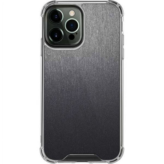 Skinit Textures Brushed Steel Texture iPhone 13 Pro Max Clear Case