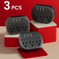 thumbnail image 1 of LEEYNEER 7-in-1 Power Strip with USB Ports  3 USB-A & 1 USB-C Ports  3 AC Socket Outlets - Compact  Portable Wall Socket for Home  Office  Travel - Multi-Device Charging & Heating  Rectan, 1 of 6