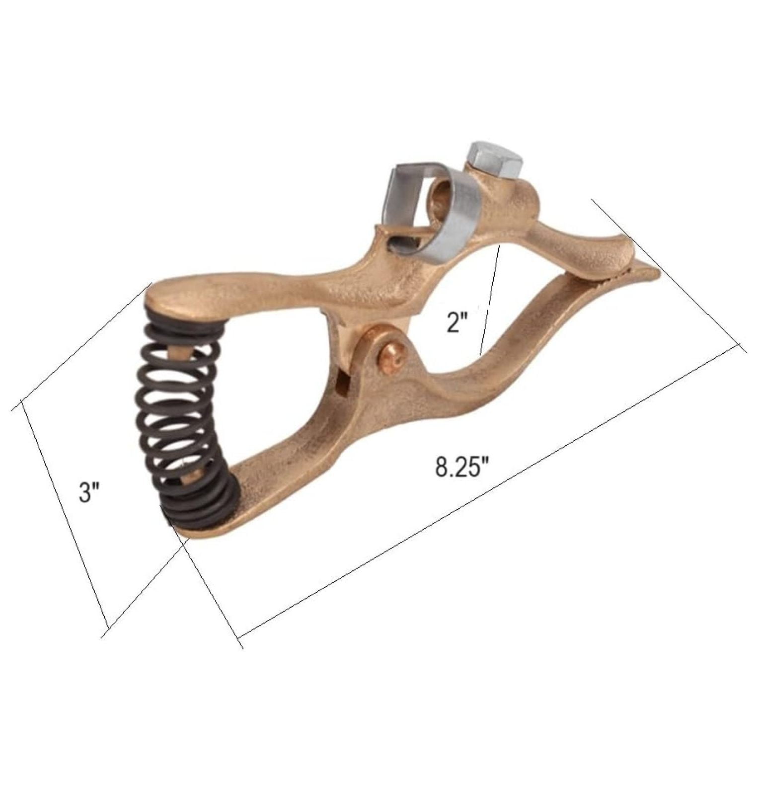 Copper Ground Clamp Compatible with Tweco GC-300 Welding Ground Clamp 300 Amps