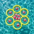 thumbnail image 4 of Summer Party Favors Toy, Interactive Floating Pool Game Set With 10 Colorful Tossing Balls, Popular Pool Party Games, Lightweight Pool Toys For Family And Friends Summer Entertainment, 4 of 9