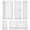 White, variant on Bamboo Drawer Organizer,5 PCS Silverware Organizer & Kitchen Organizers and Storage,Utensil Drawer Organizer With Removable Dividers for Kitchen,Utensils,Bathroom,Office,Makeup(White)