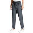 thumbnail image 6 of Stretch Active Pants for Women Over 50, Audhol Men's Slim Casual Pants Summer Casual Pants Men's Breathable Pants Features: Sweatpants Women Grey 3XL, 6 of 7