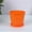 Orange, variant on Xrouty Colourful Plastic Flower Pots for Indoor Plants, 6.3"x 5.3" Keeps Bright Colors Plant Pots Indoors, Fit Succulents to Small Shrubs Home Decor White