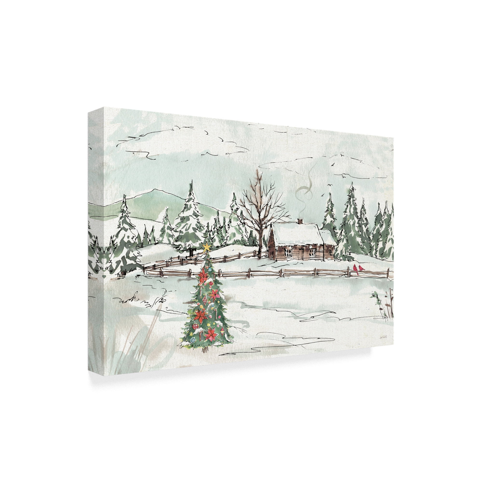Trademark Fine Art 'Seasonal Charm X' Canvas Art by Anne Tavoletti