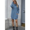 thumbnail image 4 of LAICAIW Robe Chandail Longue Ample à Col Roulé Oversize pour Femmes, 4 of 7