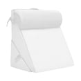 thumbnail image 1 of Costway Bed Wedge Pillow Adjustable Neck Back Support Memory Foam Headrest White, 1 of 10