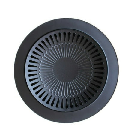 

Vikakiooze Promotion on Sale! kitchen accessories Holder BBQ Non-stick Round Set Iron Korean Set Grill with Barbecue Pan Plate Kitchen