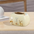 thumbnail image 4 of Elegant Tissue Box Cover Organizer for Office Desk seat Ceramics large rectangular tissue box and Table Countertop Deer, 4 of 9