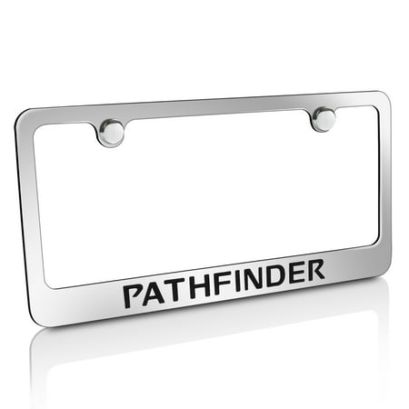 - Nissan Pathfinder Chrome Metal License Plate Frame