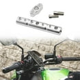 thumbnail image 1 of Soporte adaptador extensible para motocicleta, soporte de extensión para espejo retrovisor CNC, 6mm, 8mm, 10mm, agujeros de montaje, soporte de barra Plata, 1 of 8