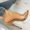 thumbnail image 4 of IUJSOY Stiletto for Women Pointed Toe High Heels with Clear Band Party Dressy Pumps Sandals, 4 of 8