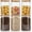 Square-50oz*6, variant on 50oz Glass Food Storage Jars Set of 6,Glass Storage Containers Clear Glass Food Canister with Bamboo Lid Airtight For Serving Tea, Coffee, Flour, Sugar, Candy, Cookie, Spice and More (Round)