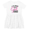 thumbnail image 3 of Inktastic Baby I Am Proof That God Answers Prayers Girls Toddler Dress, 3 of 5