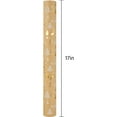 thumbnail image 2 of HOMERAL Kraft Christmas Wrapping Paper Roll- Embossing 3D with Gold Foil Reindeer & Christams Tree Design for Christmas Holiday Party - 17 Inch X 33 Feet, 2 of 6