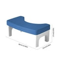 thumbnail image 3 of Naittoop Clearance Toilet Stool Squatting Poop Stool Bathroom Potty Step Stool Toilet Assistance Steps Step Stool Fits All Toilets Detachable Stackable, 3 of 7