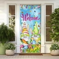 thumbnail image 2 of Easter Door Curtain for Front Door Holiday Decorations, 71 x 35 Inch Large Polyester Fabric Spring Party Supplies with Grommets, Reusable Wall Backdrop for Room Garden Pa, 2 of 6