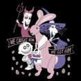 thumbnail image 2 of Men's The Nightmare Before Christmas Easter Bunny We Caught Him Sweatshirt Black X Large, 2 of 4