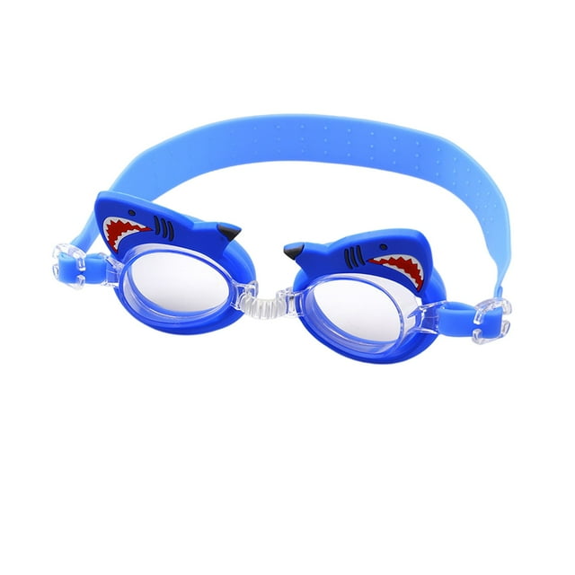 asddcavvf Cute Anti Fog Children's Swim Goggles With Adjustable Strap For Kids Learning To Swim 1PC