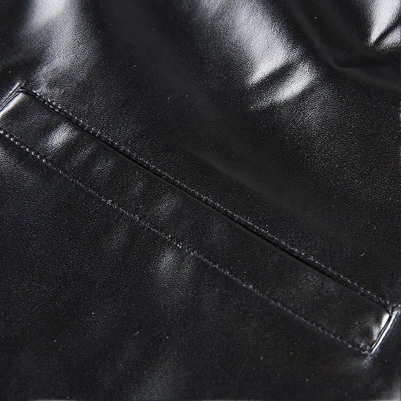 Women's Gothic Vintage Style Leather Jacket - Elegant Coat for Fall 90s Outfits and Party Tops - Streetwear Classic