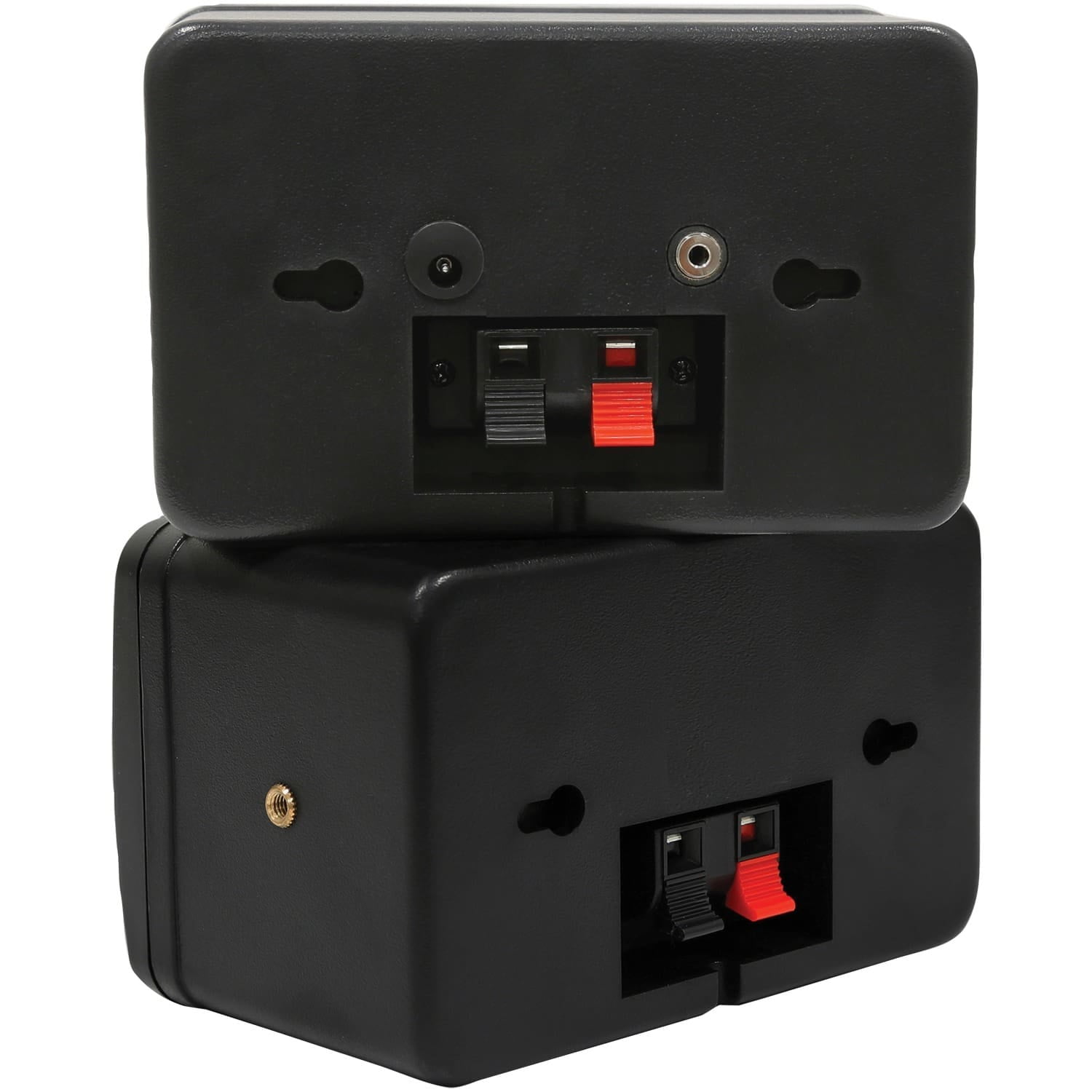 Pyle PDWR42BBT Bluetooth Indoor Outdoor 3.5" 200W Speaker System, Black (2 Pack)