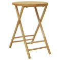 thumbnail image 5 of vidaXL Ensemble Bistro Pliant 3 Pcs avec Coussins Bambou, 5 of 5