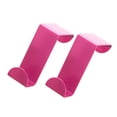thumbnail image 3 of PTOOTP Over The Door Hook Single Pink for Clothes Towel Hat Easy to Install Without Tools, 3 of 8