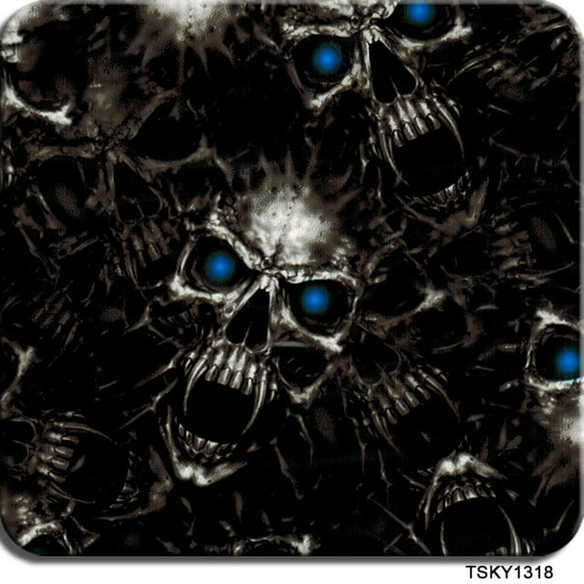 Film Hydrographique, Film d'Impression par Transfert d'Eau - Film Hydrographique à Trempage – Motif de Zombie et de Crâne – Film Hydrographique à Haute Résolution 0,5 Mètres Multicolore en Option, Facile à Utiliser