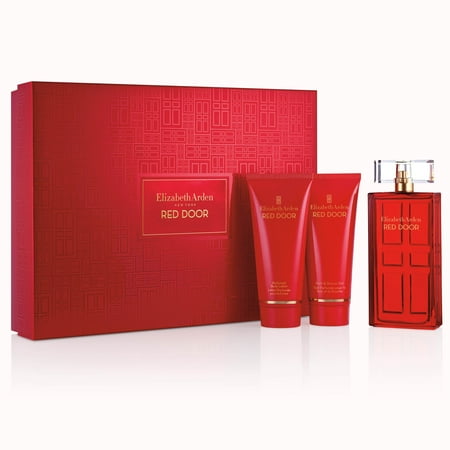 Elizabeth Arden Red Door Perfume Gift Set for Women, 3 piece - 3.3 Oz Perfume + Body Lotion + Shower